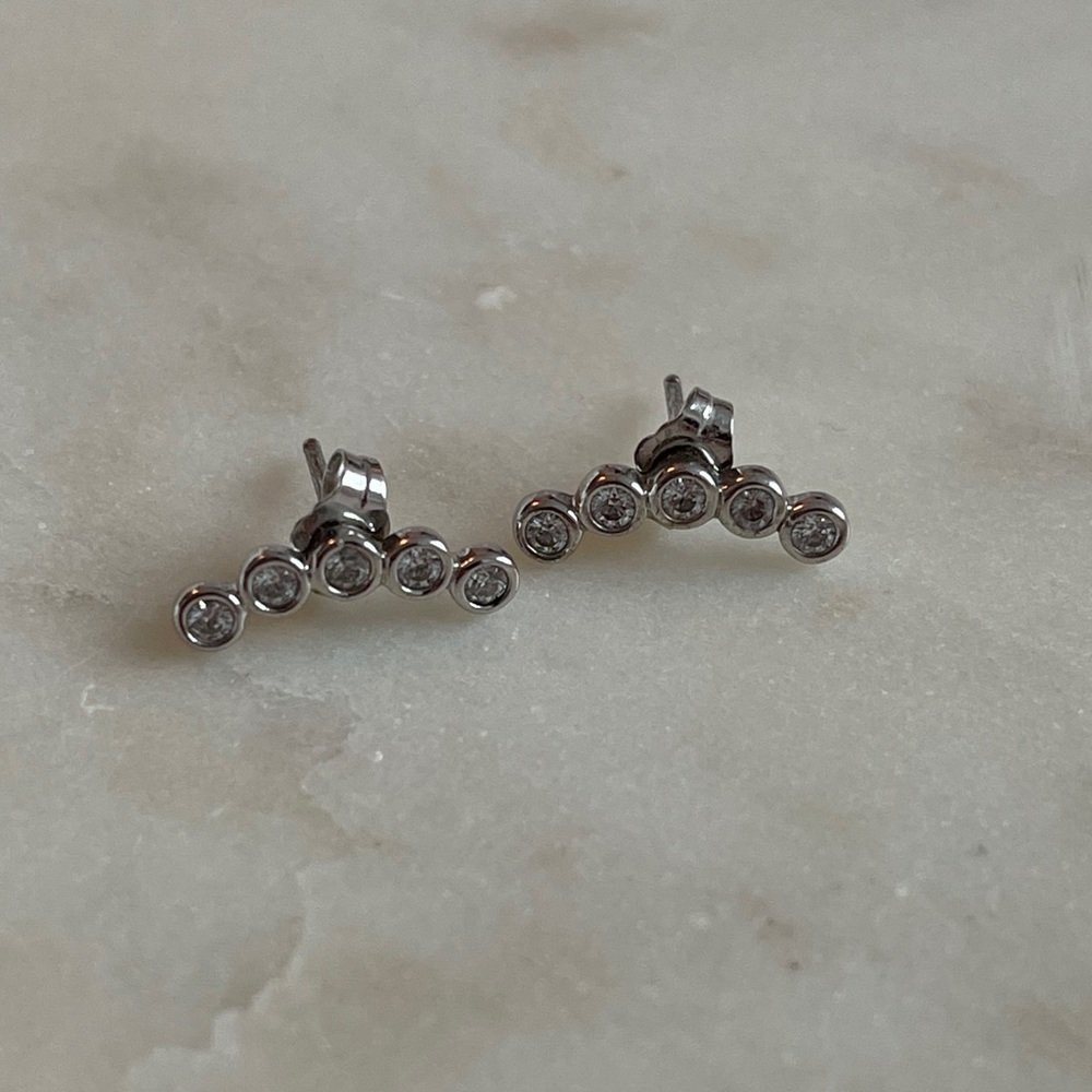 Swarovski touchstone crystal earrings NWOT
